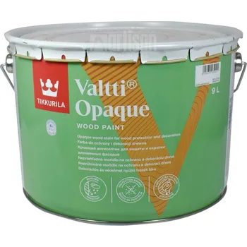 barva a nátěr na dřevo TIKKURILA Valtti Opaque - polomatná krycí barva na dřevo 9 l