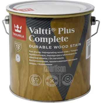 Lak na dřevo TIKKURILA Valtti Plus Complete - matná tenkovrstvá lazura 2.7