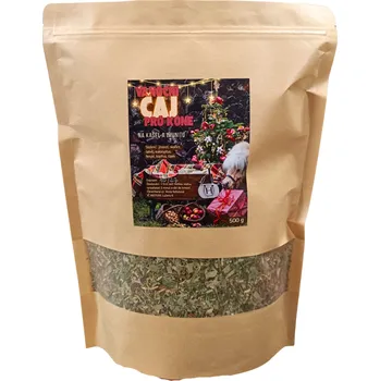 Bylinná léčivá mast Vánoční čaj pro koně 500 g (Bylinný čaj pro koně na kašel a imunitu)