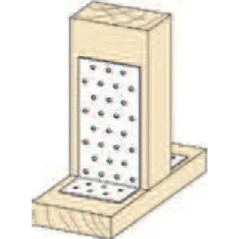 Tesařské kování Úhelník 90° Typ1 40x40x40x2mm