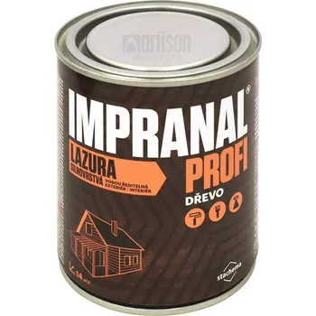 barva a nátěr na dřevo Impranal Profi - silnovrstvá vodou ředitelná lazura 0.75 l Du