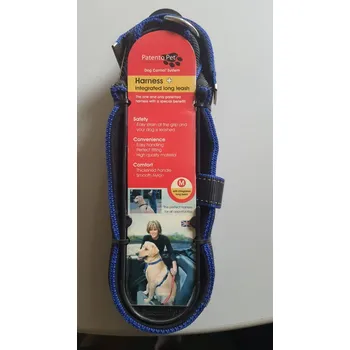 Postroj pro psa PatentoPet postroj dlouhý úchyt XL modrý