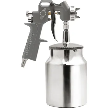 Stříkací pistole VOREL pistole na lakování s nádrží 1,5mm, 1000cm3, 81617