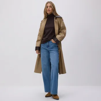 Dámské džíny Reserved - Džíny s širokými nohavicemi - modrá - 634GT-55J - 634GT-55J-38