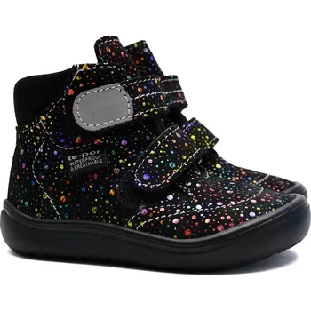 Chlapecké polobotky Dětské barefoot boty JONAP B3 sv černá bublina TEPOR Velikost: 24