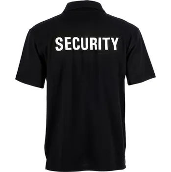 Pánské tričko Kariban Polokošile s bílým potiskem SECURITY Z0096B Barva: SECURITY bíle, Velikost: 4XL