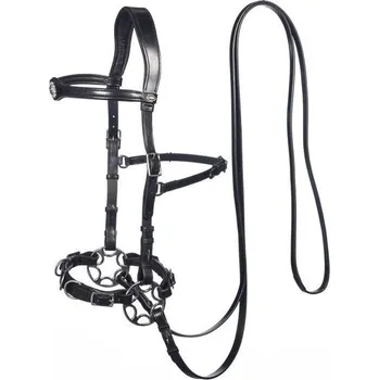 F.R.A. Uzdečka Hackamore Caval F.R.A., černá COB