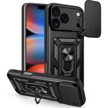 Pouzdro na mobilní telefon Kryt iPhone 17 Pro Techsuit CamShield Pro černý