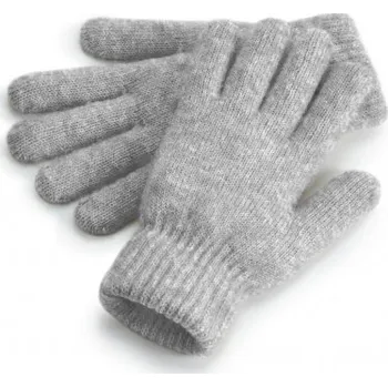 Rukavice Beechfield dámské Rukavice Cosy Ribbed Světle šedá univerzal