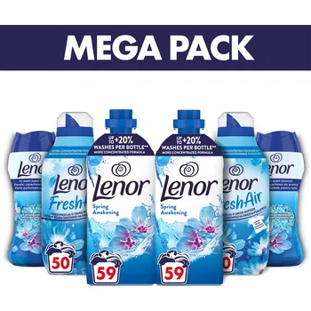Aviváž LENOR Spring Awakening 2× 1,239 l + Fresh Air Fresh Wind 2× 700 ml + Spring Awakening 2× 270 g