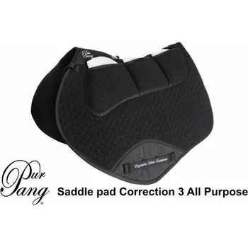 PUR SANG Dečka podsedlová Correction 3 PUR SANG, korekční, všestranná, černá FULL