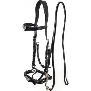 F.R.A. Uzdečka Hackamore Imperial F.R.A., černá PONY