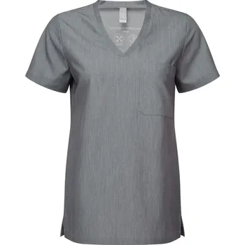 Dámská tunika Tunika dámská s kapsou - strečová Barva: Šedá, Velikost: XS Tunika dámská pro zdravotníky