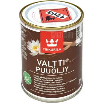 Olej na dřevo TIKKURILA Valtti wood oil - olej na terasy a nábytek 0.9 l Kett