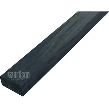 Zahradní lavice Latě na lavičku dřevěné, smrk, barvené - odstín antracit