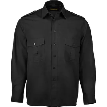 Pánská košile Košile pilotka černá DR Z0074 Barva: Černá, Velikost: 45