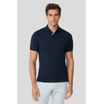 Pánská košile POLOKOŠILE HACKETT LONDON HERITAGE ESS POLO INK BLUE