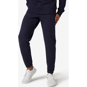 DOMYOS Pánské fitness tepláky Regular 3XL MODRÁ