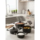 Sada hrnců 5ks, černé HRN_C BULLTECH