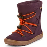 Dívčí zimní barefoot boty TEX TRACK WOOL Purple G3160251-4 - 30
