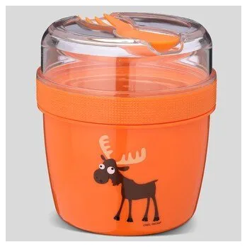 Carl Oscar - N'ice Cup™ Svačinový box s chladicí vložkou L - oranžová