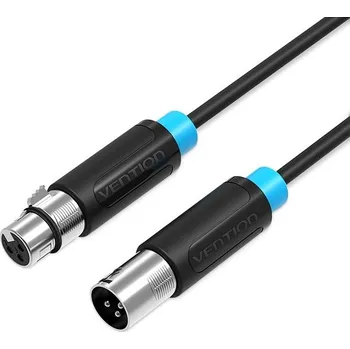 Audio kabel Vention XLR Audio Extension Cable 15m Black