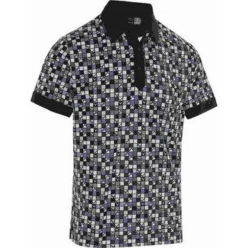 Pánské tričko Callaway Callaway Checker Flag Geo Pánské polo CAVIAR velikost S, M, L