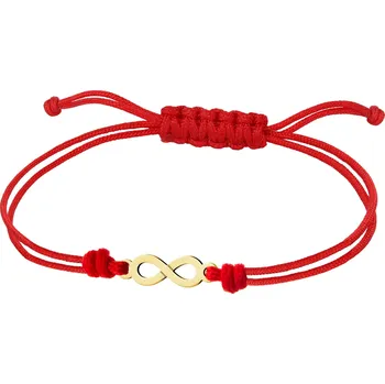 Náramek Náramek s prvky ze žlutého zlata - nekonečno - B-102.02