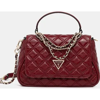 Kabelka Guess GIULLY červená barva, HWTT96 73190 HWTT96.73190 33X, vel. ONE SIZE