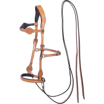 F.R.A. Uzdečka bezudidlová Sidepull Dandy F.R.A., nature FULL