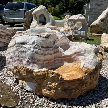 Zahradní dekorace Fontána kaskáda onyx Angel 2025-19