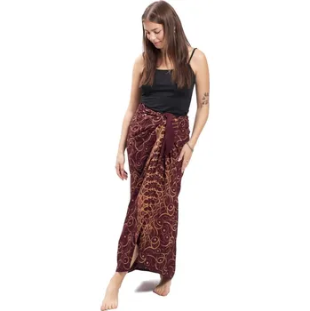 Šátek Sarong BALI BATIK bordó I.