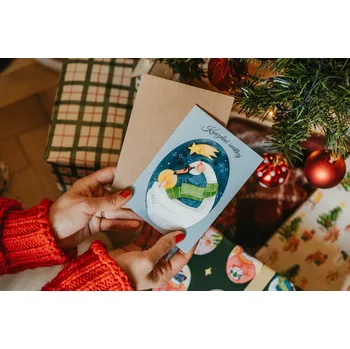 ePiPí Vánoční blahopřání - Labuť (Kouzelné svátky)