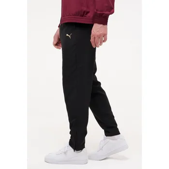 PUMA Pánské tepláky na běhání Woven XL ČERNÁ