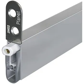 Dveřní kování PLANET dveřní těsnění HS-FH-RD, 710 x 13 x 30 mm, jednostranný, hliník natur