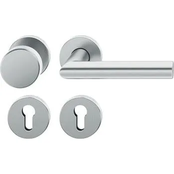 Dveřní kování FSB požární dveřní kování 76 1076, klika-koule, AGL DIN PZ, levá, nerez mat