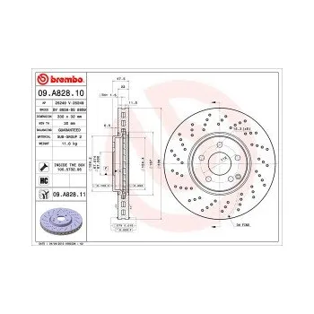 Brzdový kotouč BREMBO 09.A828.11 Brzdový kotouč Doprava Zdarma! Brembo UV-COATED Tři inovace v jednom UV ochrana lesklý kovový efekt a úcta k životnímu prostředí tři mimořádné funkce brzdových kotoučů Brembo UV-COATED Hlavní výhody technologie