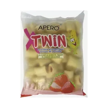 Kukuřičné polštářky s jahodovou náplní 140 g