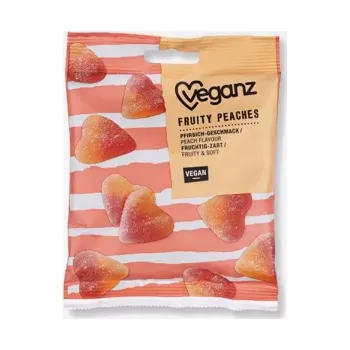 Bonbon Broskvová gumová srdíčka 100 g