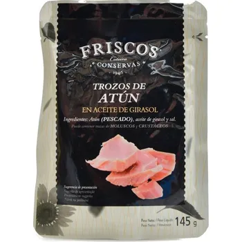konzervovaná ryba Friscos Tuňák ve slunečnicovém oleji 145 g