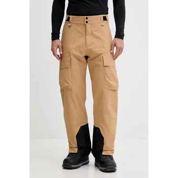 Pánské kalhoty Lyžařské kalhoty Peak Performance Edge hnědá barva, G80495 82X, vel. XL