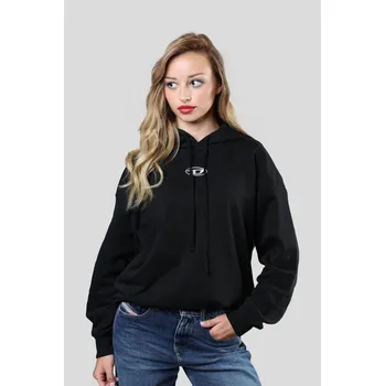 Dámská mikina MIKINA DIESEL F-BUXT-HOOD-OD SWEAT-SHIRT BLACK