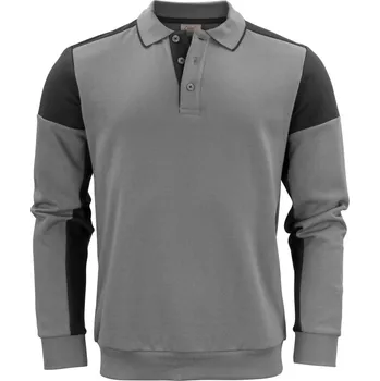 pracovní mikina Printer Mikina Polo Prime Polosweater, unisex COT612060o3300-anthracite/ XS Antracit/černá