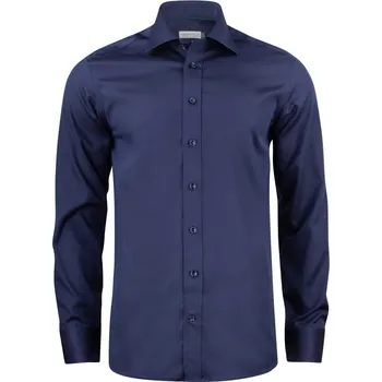 Pánská košile J. Harvest & Frost Košile GB 01 Slim Men, dlouhý rukáv, nežehlivá, pánská COT63010200304-navy XL Navy