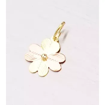 Přívěsek Přívěsek žluté zlato 585 ve tvaru čtyřlístku 43-2210