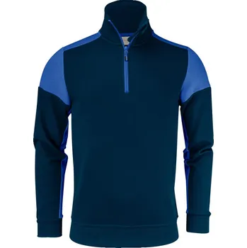pracovní mikina Printer Mikina Prime Halfzip Sweater s 1/4 zipem, unisex COT612069i8315-navy/cobalt 5XL Navy/modrá cobalt