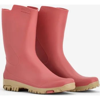 Pánské holínky SOLOGNAC Dámské holínky 100 39/40 BÉŽOVÁ|RŮŽOVÁ