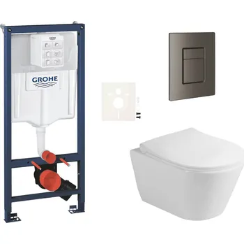 Sprchový set Grohe Závěsný wc set do lehkých stěn / předstěnová montáž Glacera Ava SIKOGRSAVASCAL0 SIKOGRSAVASCAL0