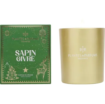 Svíčka Plantes et Parfums de Provence Sapin Givré Vonná svíčka, 180 g