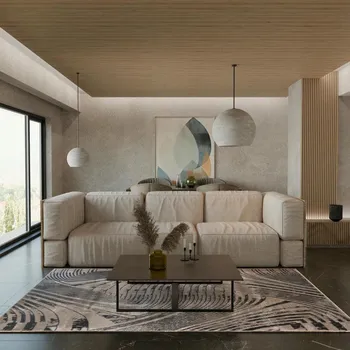 Koberec JUTEX Kusový koberec NEMEZIS 33017 190 béžový BARVA: Béžová, ROZMĚR: 118x170 cm